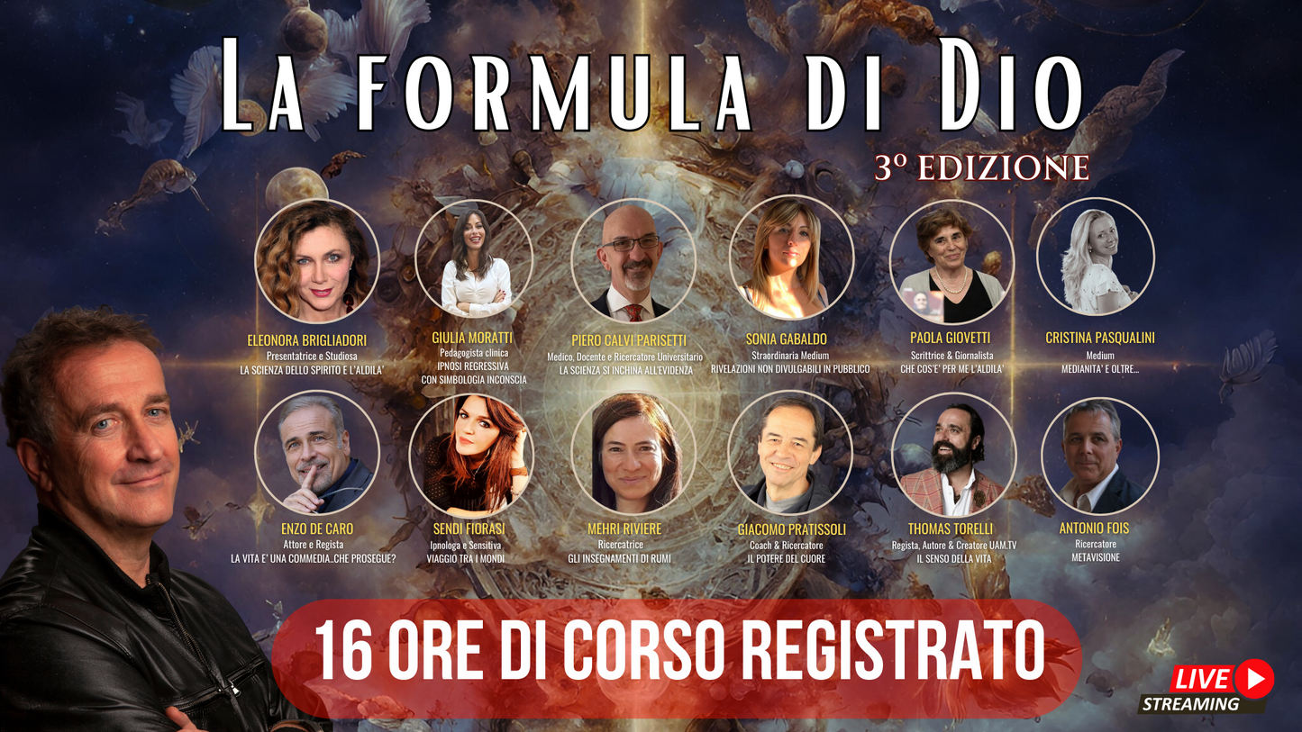 Corso Registrato - La Formula di Dio - 3° Edizione.