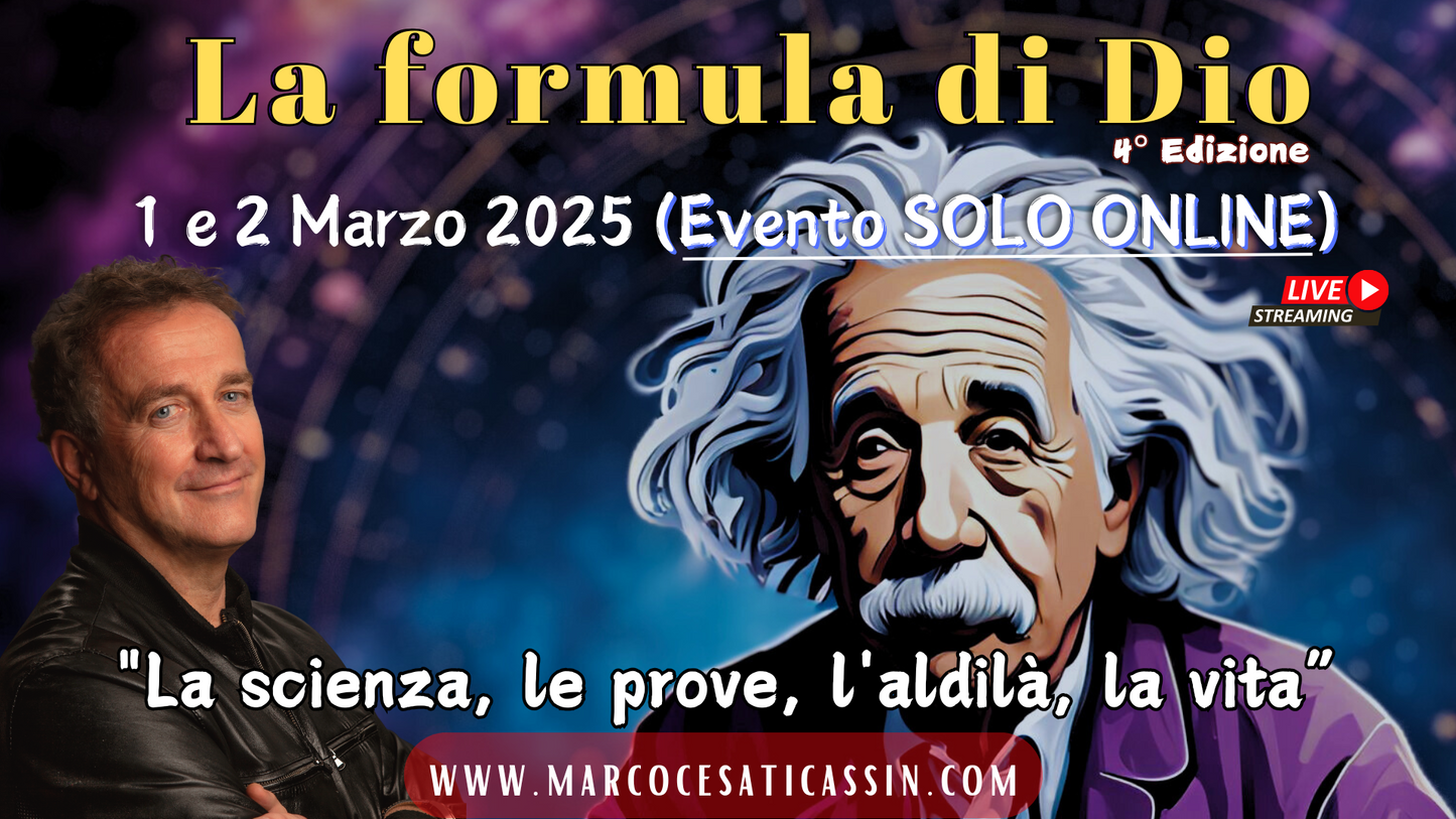 Corso Registrato - La Formula di Dio - 4° Edizione.