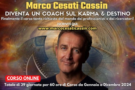 Il Nuovo Corso Professionale "Diventa un Coach sul Karma & Destino" (ONLINE STREAMING) Abbonamento Mensile.