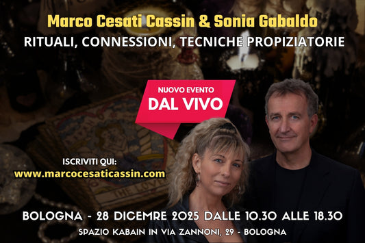 BOLOGNA 28 DICEMBRE 2025 DAL VIVO: RITUALI CONNESSIONI TECNICHE PROPIZIATORIE (Caparra 20 euro)