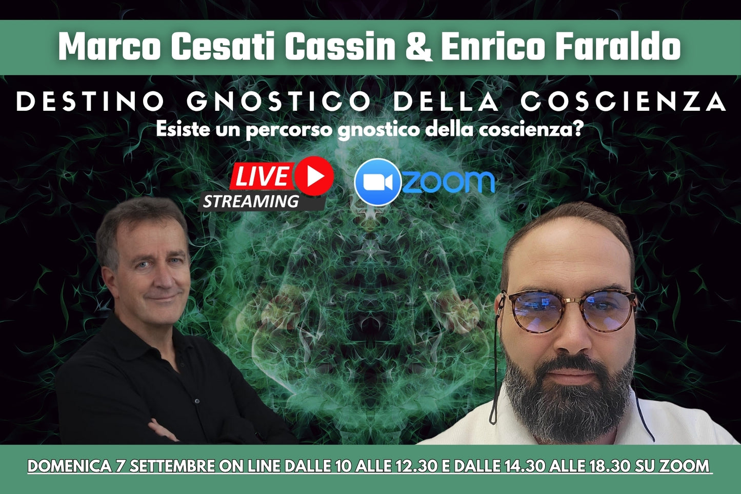 CORSO ONLINE - 7 Settembre 2025 - DESTINO GNOSTICO DELLA COSCIENZA (Esiste un percorso gnostico della coscienza?)