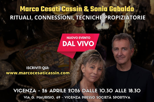 VICENZA 26 APRILE 2026 DAL VIVO: RITUALI CONNESSIONI TECNICHE PROPIZIATORIE (Caparra 20 euro)